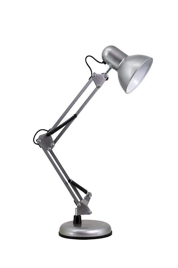 Настольный светильник МТ2012 (Серебро, на струбцине, 60Вт, Е27)