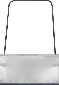 Движок для уборки снега малый стальной оцинкованный, толщина полотна 0,8 мм, 750х370x1200 мм FIT