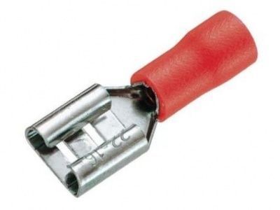 КЛЕММА ПЛОСКАЯ изолированная (КПИ гнездо - 3.8мм)  1.5-2.5мм²  (VF2-110(8)) REXANT