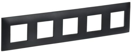 SKANDY Рамка 5-местная SK-F05Bl черный IEK