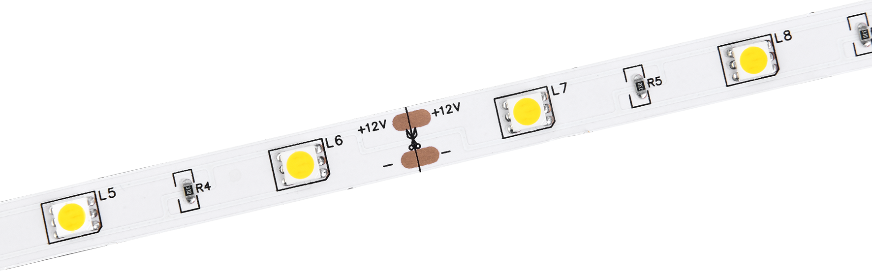 Лента светодиодная 5м LSR-5050W30-7,2-IP20-12В 7.2Вт 6500K IEK