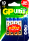 Э/пит. GP 24AUP-2CR8 *Ultra Plus Alkaline 24А AАA в уп.8 шт