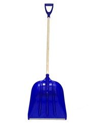 Лопата пластмассовая ЭЛЬБРУС с дер.чер в.с. и V-р.(1,49 X 0,4 X 0,1 м)
