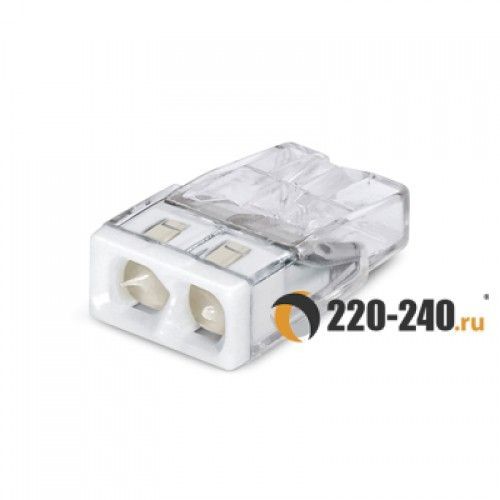 Клеммник с пастой WAGO 2273-242 /2-проводная до 2,5 мм²
