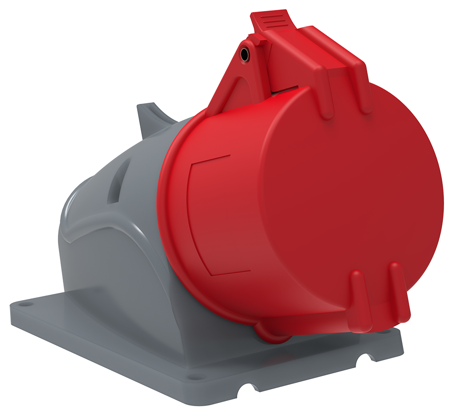 Розетка стационарная ССИ-125 32А-6ч/200/346-240/415В 3Р+РЕ+N IP44 MAGNUM ИЭК