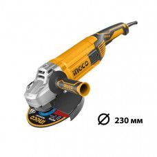 УШМ INGCO AG24008 INDUSTRIAL 2400 Вт, 6300 об/мин, 230мм