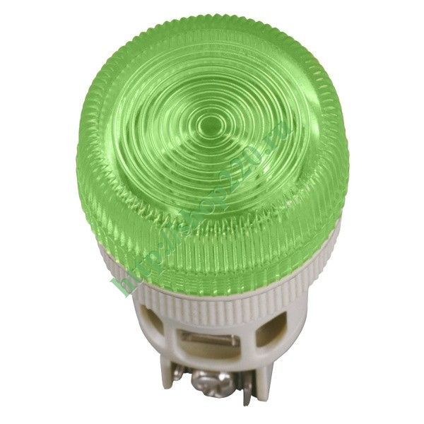 Лампа ENR-22 сигнальная зеленый неон d22мм 240В 