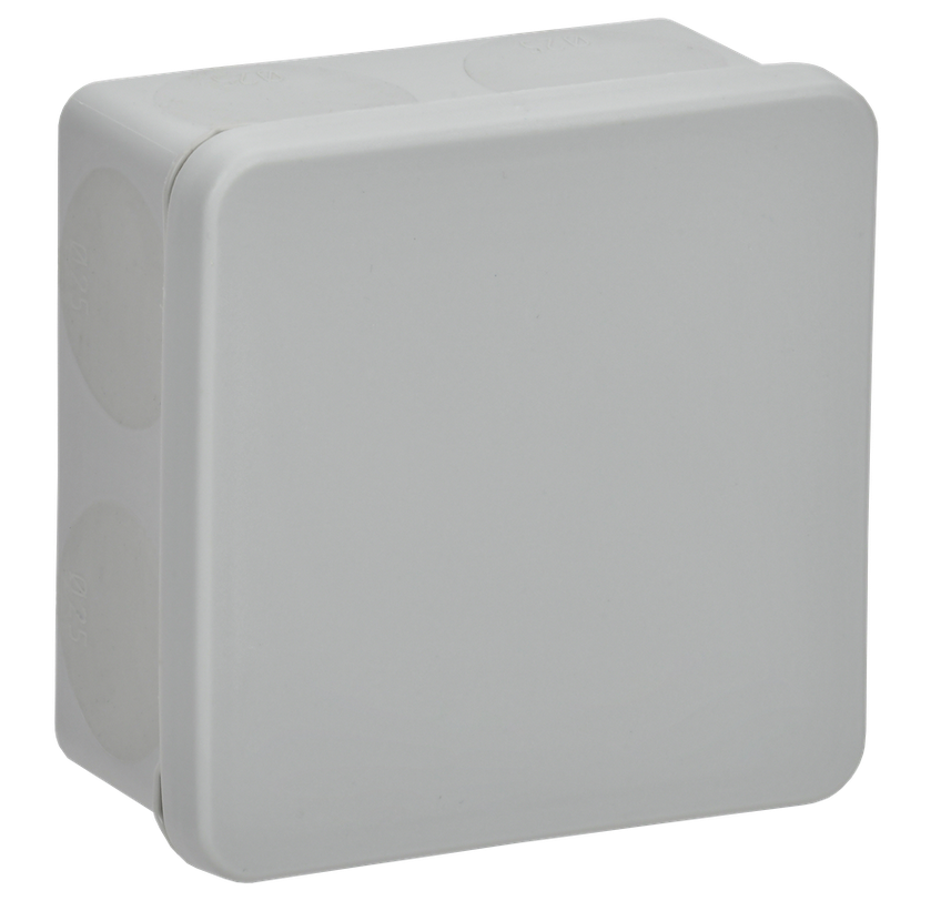 Коробка КМ42455 для о/п безгалогенная (HF) 100х100х50мм IP67 серая IEK