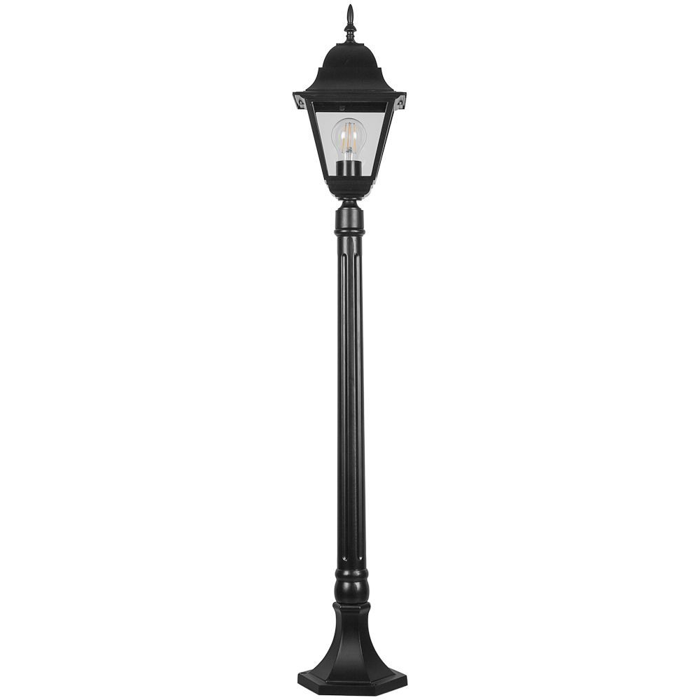 Светильник садово-парковый Feron 4210 столб 100W E27 230V, 1130 мм, черный