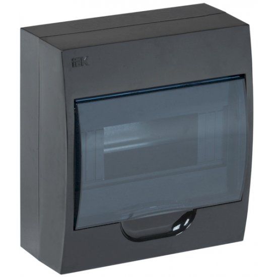KREPTA 3 Корпус пластиковый ЩРН-П-8 IP41 черный IEK