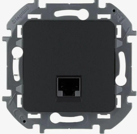 Legrand INSPIRIA Антрацит Информационная розетка RJ 45 - категория 5e - UTP