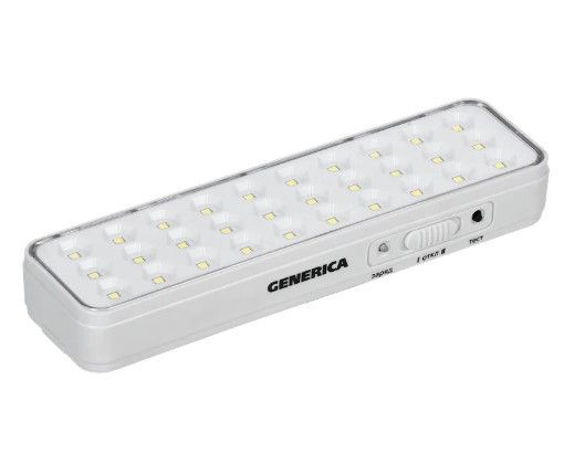 Светильник аккум. ДБА 1030 непост. 30LED 5ч 3Вт GENERICA