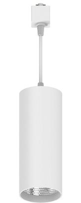 Светильник трековый LED 15W, 1350Lm, 35 градусов,D80*H200 AL115, белый,FERON 