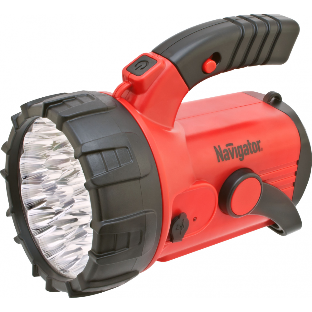 Фонарь Navigator Прожект/кемп. 23+18+4LED, аккум.4В, 2Ач NPT-SP06-ACCU