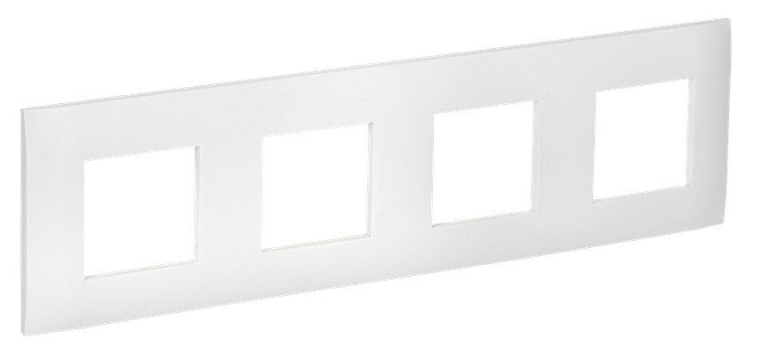 SKANDY Рамка 4-местная SK-F04W арктический белый IEK