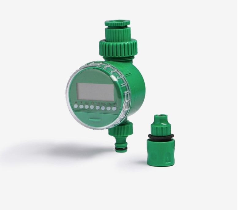 Таймер полива электронный с комплектом коннекторов, пластик