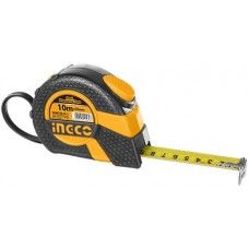 Рулетка INGCO HSMT0810.1, 10м х 25мм, прорезиненный корпус
