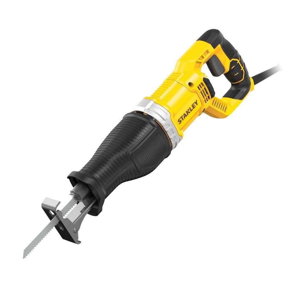 Пила сабельная STANLEY SPT900, 900 Вт, 3200 ход/мин, ход 28 мм, бесключевая фиксация пилки