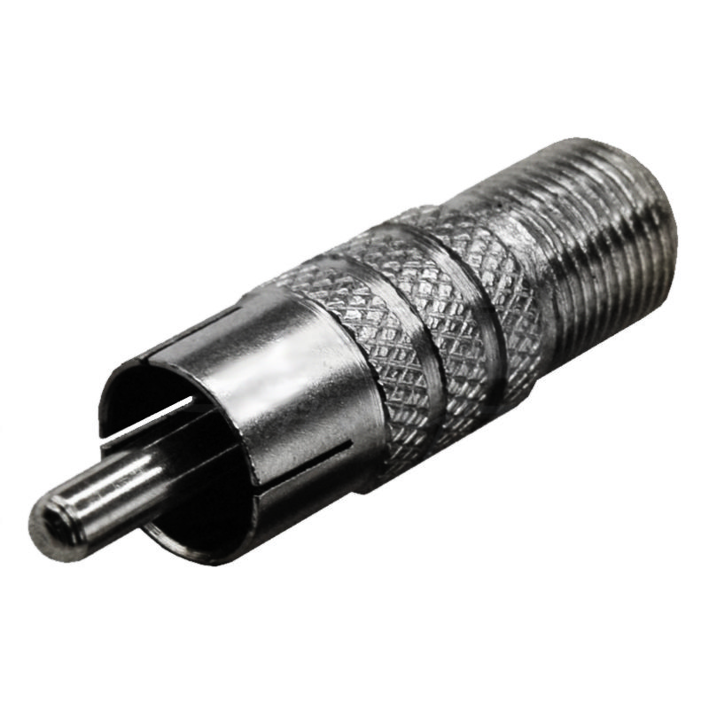 Переход гнездо F - штекер RCA (07-091-B)