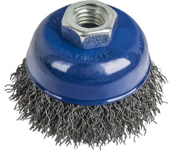 Кордщетка для МШУ чашеобразная мягкая ПРАКТИКА  65 мм М14 (1шт.) блистер