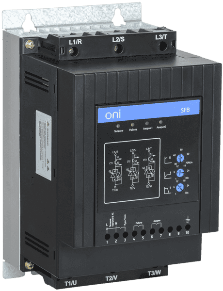 Устройство плавного пуска SFB 3Ф 380В 5,5кВт 11A Uупр 110-220В Modbus ONI