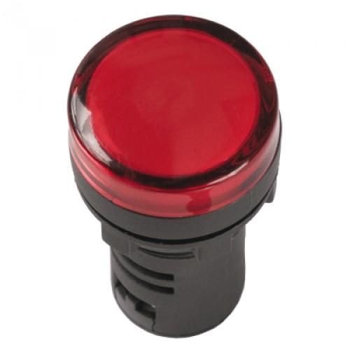 Лампа АD22DS(LED) красный матрица d22мм 240В