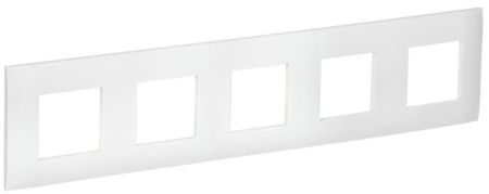 SKANDY Рамка 5-местная SK-F05W арктический белый IEK