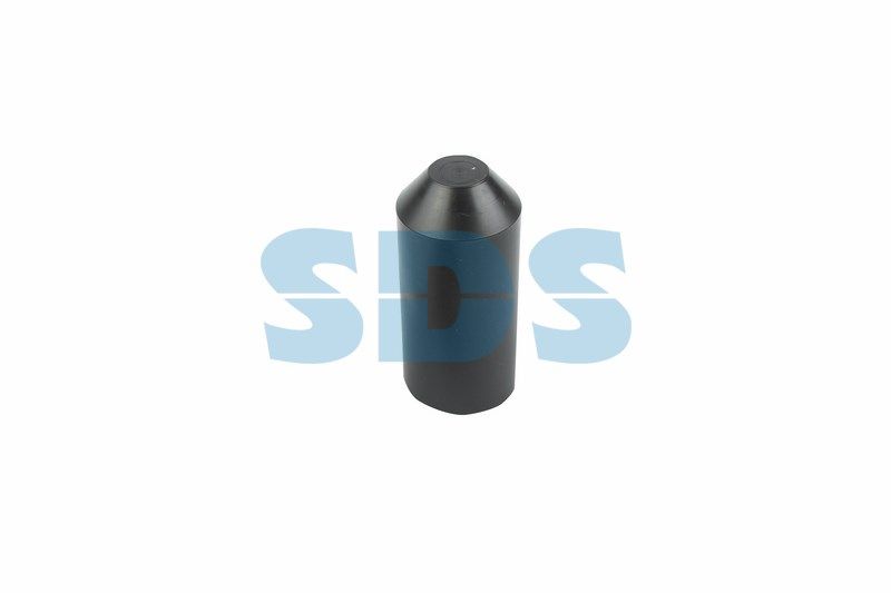 Термоусаживаемый колпак (капа) 25.0 / 11.0 мм черный REXANT