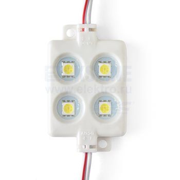 Модуль светодиодный SMD5050 IP65 3000-3500 (4 диода)