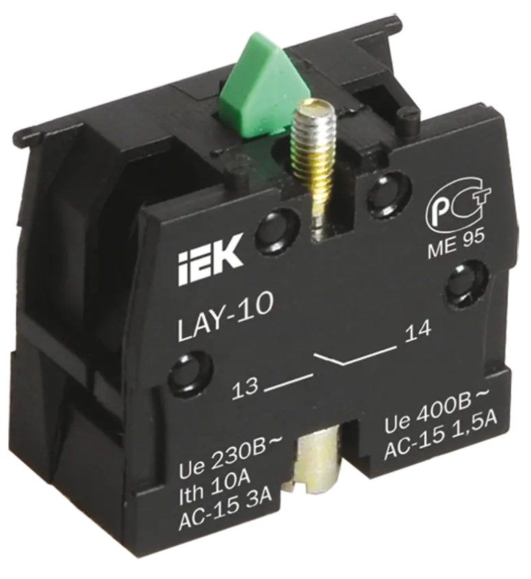 Контактный блок 1з для серии LAY5 IEK
