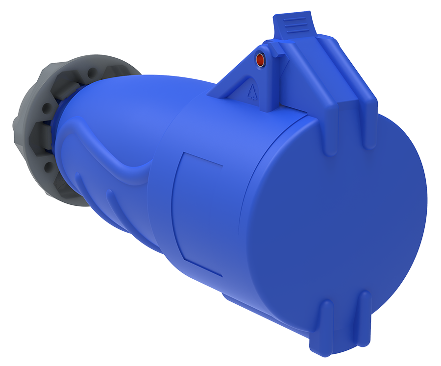 Розетка переносная ССИ-223 32А-6ч/200-250В 2Р+РЕ IP44 MAGNUM ИЭК
