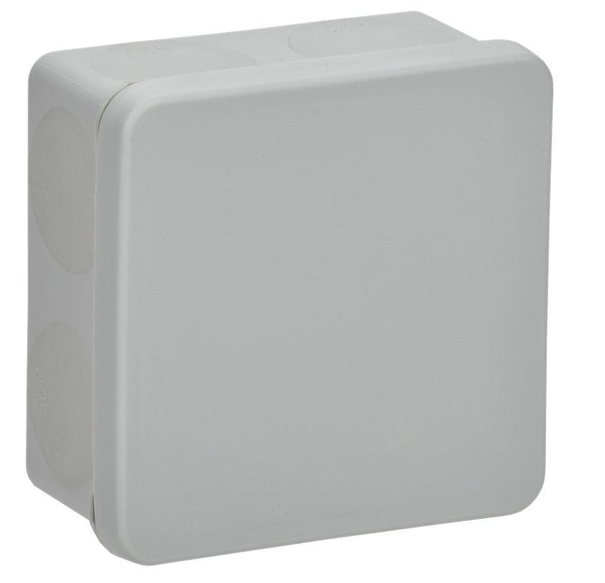 Коробка КМ42435 для о/п безгалогенная (HF) 80х80х40мм IP67 серая IEK