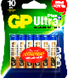 Э/пит. GP 24AUP-2CR12 *Ultra Plus Alkaline 24А AАA в уп.12 шт