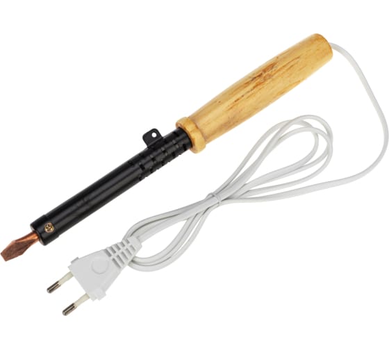 Паяльник с деревянной ручкой, серия ЭПСН, 80Вт, 230В, пакет REXANT
