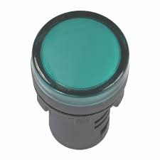 Лампа АD22DS(LED) зеленый матрица d22мм 240В