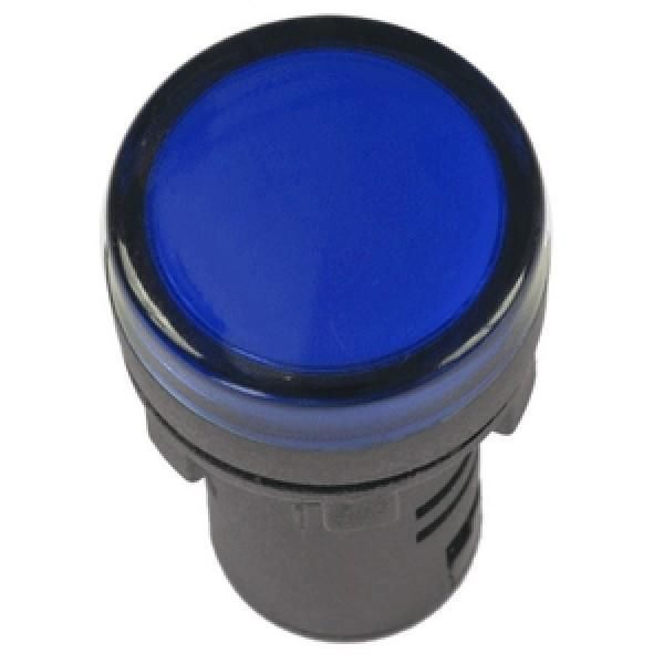 Лампа АD22DS(LED) синий матрица d22мм 240В