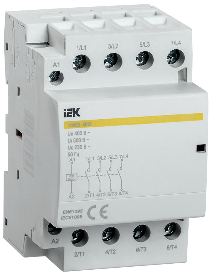 Контактор модульный КМ25-40М AC/DC IEK
