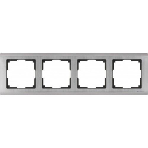 WERKEL METALLIC Рамка на 4 поста (глянцевый никель)