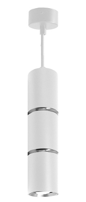 Светильник потолочный ML1868 на подвесе MR16 35W 230V, белый - хром,FERON