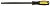 Напильник, прорезиненая ручка, трехгранный 200 мм