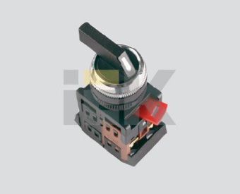 Перекл. АКS-22 1-0 черн.с ключ.2 фикс.240В 1з+1р ИЭК
