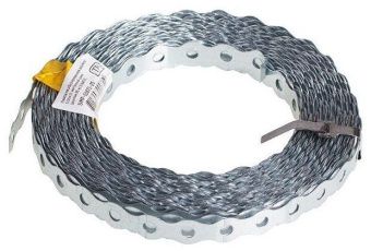 Лента монтажная перфорированная 12х0,55 (25м) волнистая