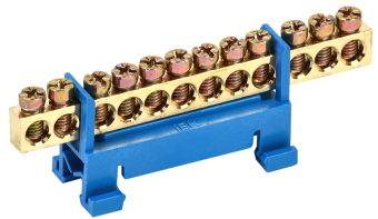 Шина N "ноль" на DIN-изол тип "Стойка" ШНИ-6х9-12-С-С ИЭК