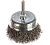 Кордщетка для дрели чашеобразная мягкая ПРАКТИКА  75 мм, хвост 6 мм