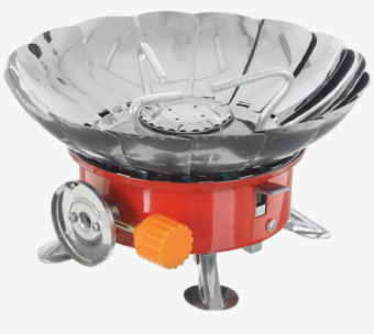 Плита газовая (с ветрозащитой) 12 х 12 см, малая