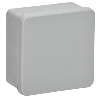 Коробка КМ42455 для о/п безгалогенная (HF) 100х100х50мм IP67 серая IEK