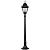 Светильник садово-парковый Feron 4210 столб 100W E27 230V, 1130 мм, черный