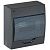 KREPTA 3 Корпус пластиковый ЩРН-П-8 IP41 черный IEK