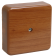 Коробка КМ41212-05 распаячная для о/п 75х75х20 мм дуб (6 клемм 6мм2) IEK