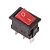 Выключатель клавишный 220В 3А (3с) ON-ON красный Micro (RWB-102)
